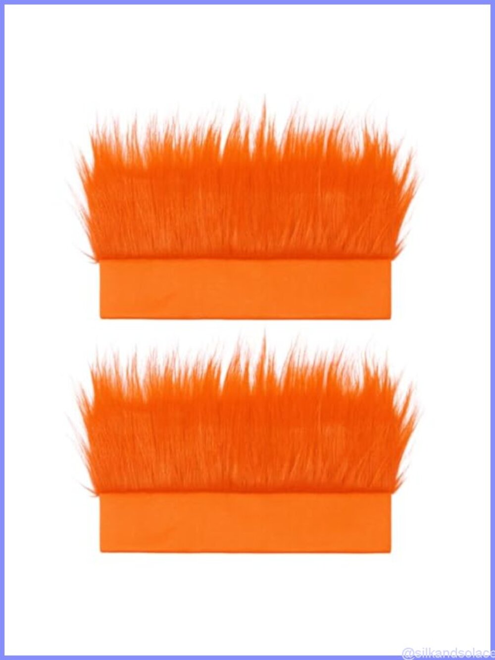2 Pc Furry Costume Headbands Stretchy Knit Halloween Party Hair Accessories